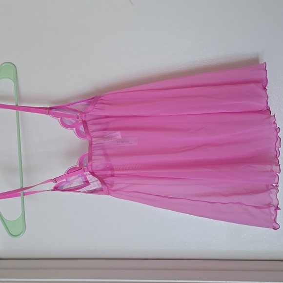 Adore Me NWT Pink Lace Chemise - Picture 3 of 5